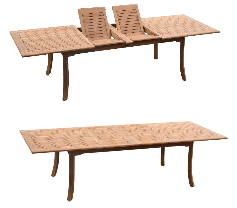 118" Double Extension Rectangle Table
